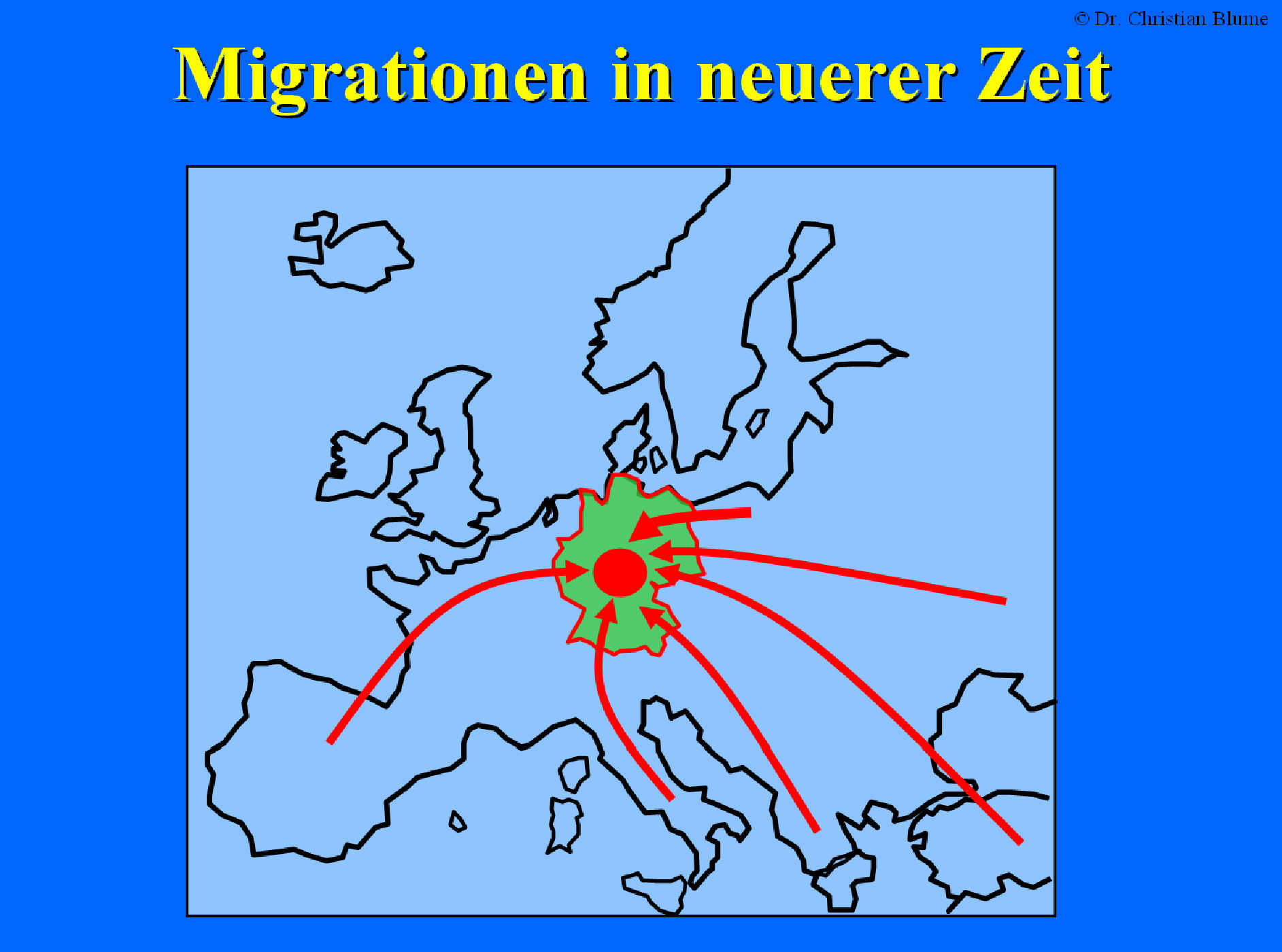 Migrationen in neuerer Zeit